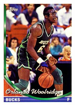 #156 Orlando Woolridge - Milwaukee Bucks - 1993-94 Topps Basketball