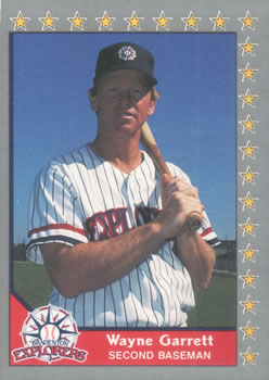 #156 Wayne Garrett - Bradenton Explorers - 1990 Pacific Senior League Baseball