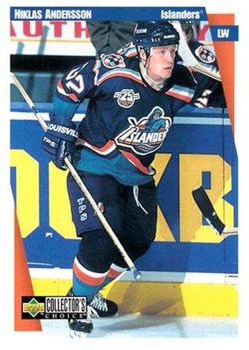 #156 Niklas Andersson - New York Islanders - 1997-98 Collector's Choice Hockey