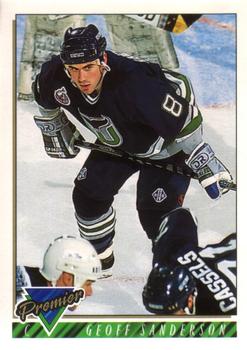 #156 Geoff Sanderson - Hartford Whalers - 1993-94 O-Pee-Chee Premier Hockey