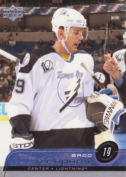 #156 Brad Richards - Tampa Bay Lightning - 2002-03 Upper Deck Hockey