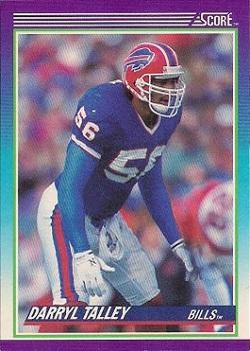 #156 Darryl Talley - Buffalo Bills - 1990 Score Football