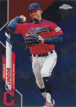#156 Francisco Lindor - Cleveland Indians - 2020 Topps Chrome Baseball