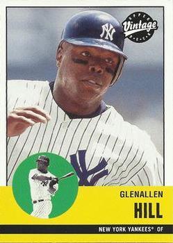 #156 Glenallen Hill - New York Yankees - 2001 Upper Deck Vintage Baseball