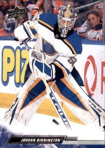 #156 Jordan Binnington - St. Louis Blues - 2022-23 Upper Deck Hockey