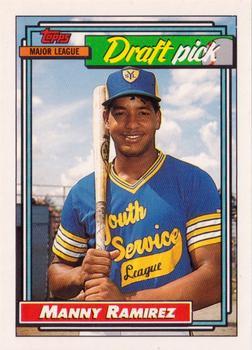 #156 Manny Ramirez - Cleveland Indians - 1992 Topps Baseball