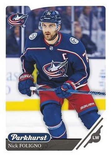 #156 Nick Foligno - Columbus Blue Jackets - 2018-19 Parkhurst Hockey