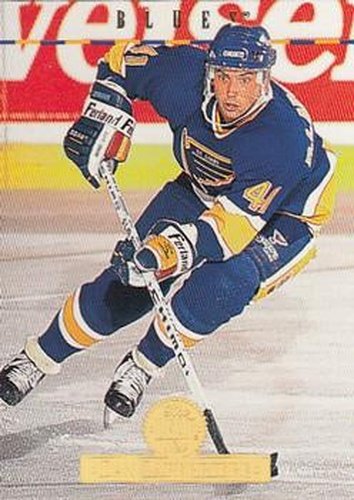 #156 Daniel Laperriere - St. Louis Blues - 1994-95 Leaf Hockey