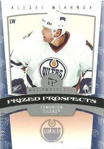 #156 Alexei Mikhnov - Edmonton Oilers - 2006-07 Fleer Hot Prospects Hockey