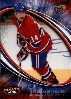 #157 Tomas Plekanec - Montreal Canadiens - 2008-09 Upper Deck Power Play Box Set Hockey