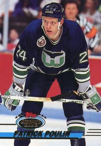 #157 Patrick Poulin - Hartford Whalers - 1993-94 Stadium Club Hockey
