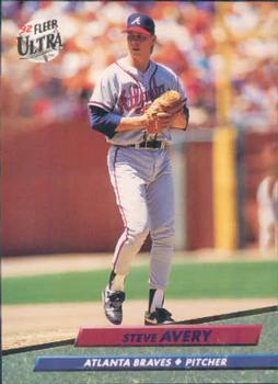 157 Steve Avery - Atlanta Braves - 1992 Ultra Baseball – Isolated Cards