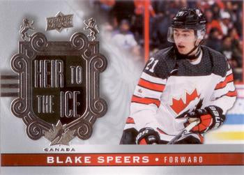 #157 Blake Speers - Canada - 2017-18 Upper Deck Canadian Tire Team Canada Hockey