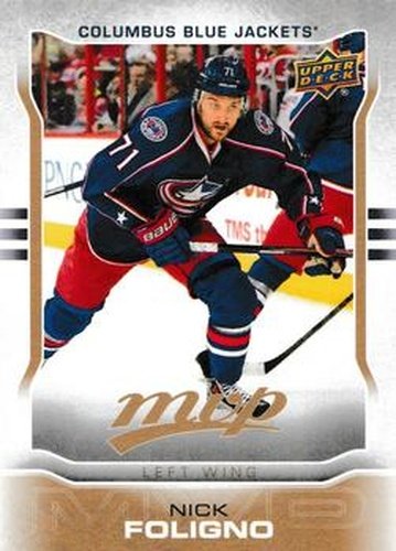 #157 Nick Foligno - Columbus Blue Jackets - 2014-15 Upper Deck MVP Hockey
