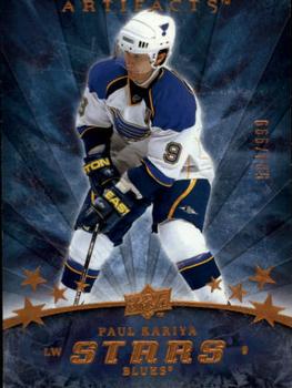 #157 Paul Kariya - St. Louis Blues - 2008-09 Upper Deck Artifacts Hockey