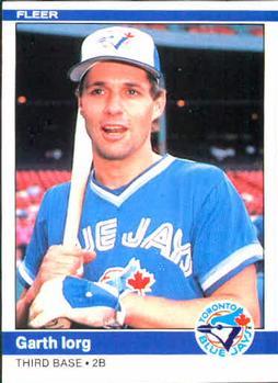 #157 Garth Iorg - Toronto Blue Jays - 1984 Fleer Baseball