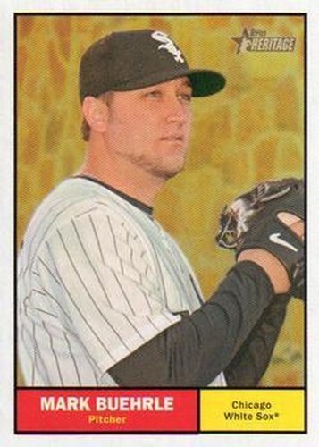 #157 Mark Buehrle - Chicago White Sox - 2010 Topps Heritage Baseball