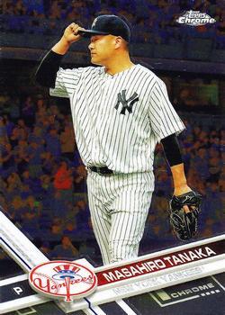 #157 Masahiro Tanaka - New York Yankees - 2017 Topps Chrome Baseball
