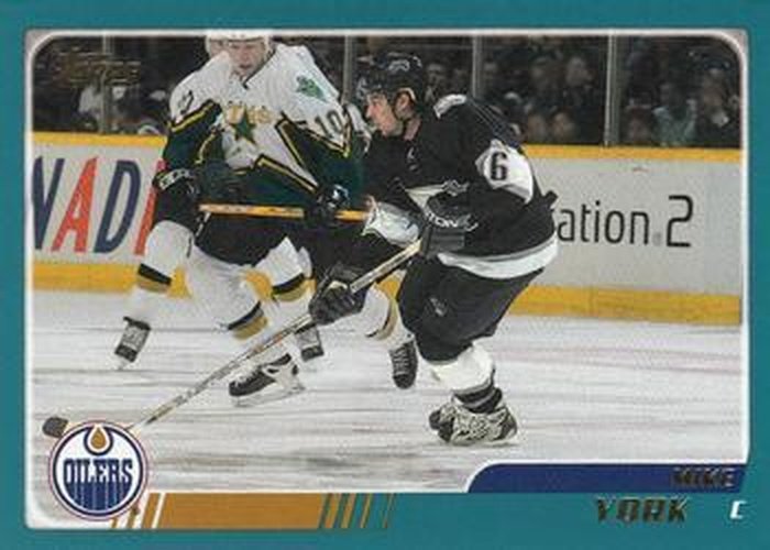 #157 Mike York - Edmonton Oilers - 2003-04 Topps Hockey