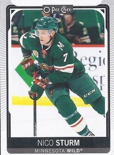 #157 Nico Sturm - Minnesota Wild - 2021-22 O-Pee-Chee Hockey