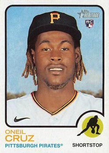 #157 Oneil Cruz - Pittsburgh Pirates - 2022 Topps Heritage Baseball