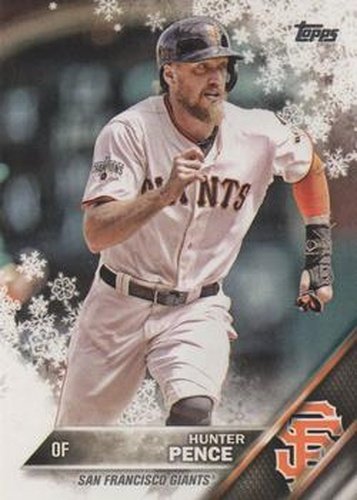 #HMW157 Hunter Pence - San Francisco Giants - 2016 Topps Holiday Baseball