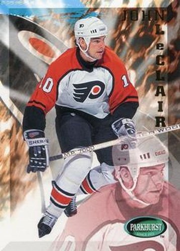 #157 John LeClair - Philadelphia Flyers - 1995-96 Parkhurst International Hockey