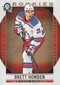 #157 Brett Howden - New York Rangers - 2018-19 O-Pee-Chee Coast to Coast Hockey