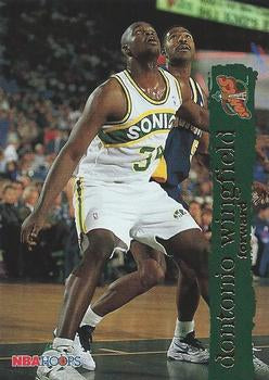 #157 Dontonio Wingfield - Seattle SuperSonics - 1995-96 Hoops Basketball