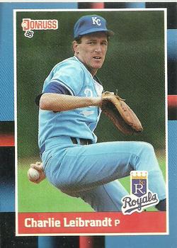 #157 Charlie Leibrandt - Kansas City Royals - 1988 Donruss Baseball