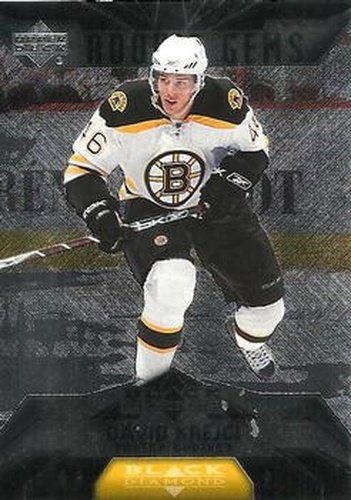 #158 David Krejci - Boston Bruins - 2007-08 Upper Deck Black Diamond Hockey
