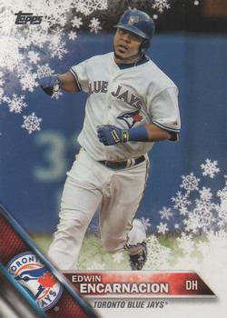 #HMW158 Edwin Encarnacion - Toronto Blue Jays - 2016 Topps Holiday Baseball