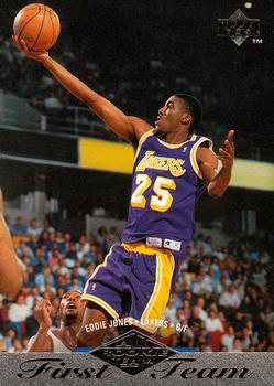 #158 Eddie Jones - Los Angeles Lakers - 1995-96 Upper Deck Basketball