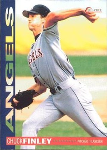 #158 Chuck Finley - California Angels - 1994 O-Pee-Chee Baseball