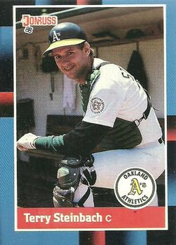 #158 Terry Steinbach - Oakland Athletics - 1988 Donruss Baseball