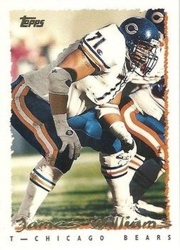 #158 James Williams - Chicago Bears - 1995 Topps Football