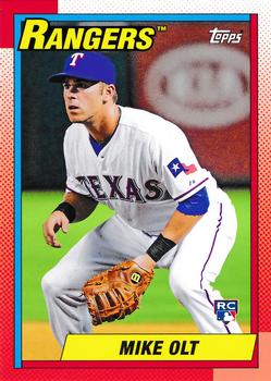 #158 Mike Olt - Texas Rangers - 2013 Topps Archives Baseball