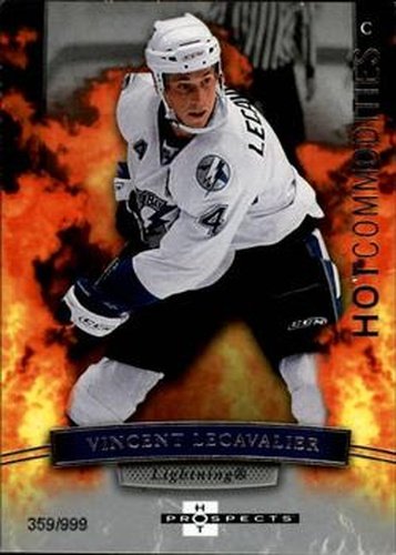 #158 Vincent Lecavalier - Tampa Bay Lightning - 2007-08 Fleer Hot Prospects Hockey
