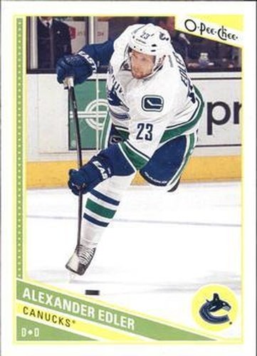 #158 Alexander Edler - Vancouver Canucks - 2013-14 O-Pee-Chee Hockey