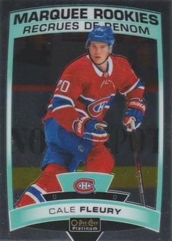 #158 Cale Fleury - Montreal Canadiens - 2019-20 O-Pee-Chee Platinum Hockey