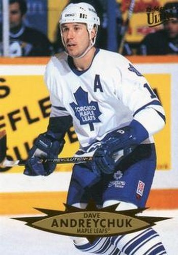 #158 Dave Andreychuk - Toronto Maple Leafs - 1995-96 Ultra Hockey