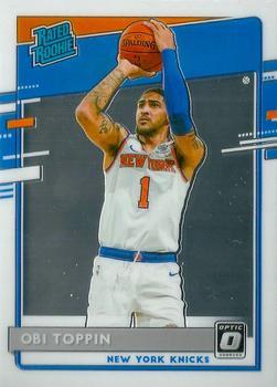 #158 Obi Toppin - New York Knicks - 2020-21 Donruss Optic Basketball