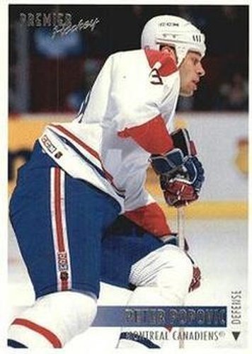 #158 Peter Popovic - Montreal Canadiens - 1994-95 Topps Premier Hockey
