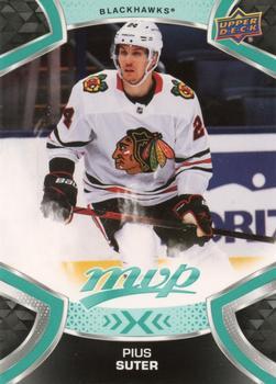#158 Pius Suter - Chicago Blackhawks - 2021-22 Upper Deck MVP Hockey