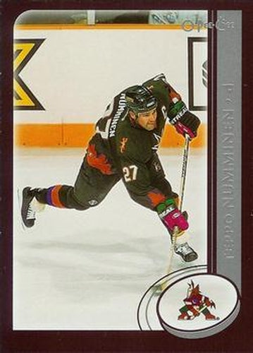 #158 Teppo Numminen - Phoenix Coyotes - 2002-03 O-Pee-Chee Hockey