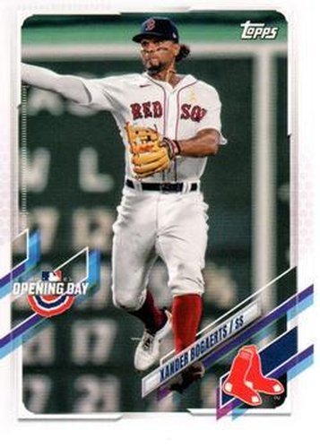 #158 Xander Bogaerts - Boston Red Sox - 2021 Topps Opening Day Baseball
