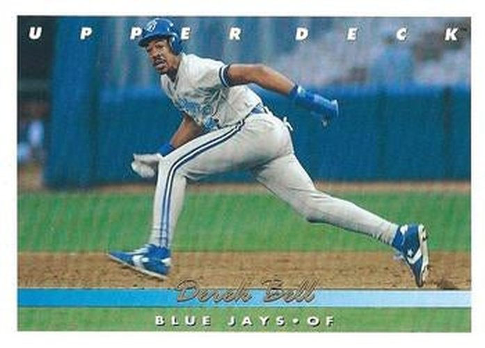 #158 Derek Bell - Toronto Blue Jays - 1993 Upper Deck Baseball