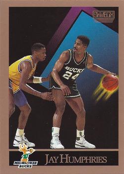 #158 Jay Humphries - Milwaukee Bucks - 1990-91 SkyBox Basketball