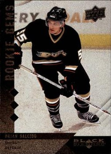 #158 Brian Salcido - Anaheim Ducks - 2009-10 Upper Deck Black Diamond Hockey