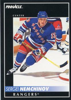 #158 Sergei Nemchinov - New York Rangers - 1992-93 Pinnacle Canadian Hockey